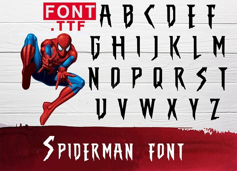 超凡蜘蛛侠(Amazing Spider-Man)logo字体合集